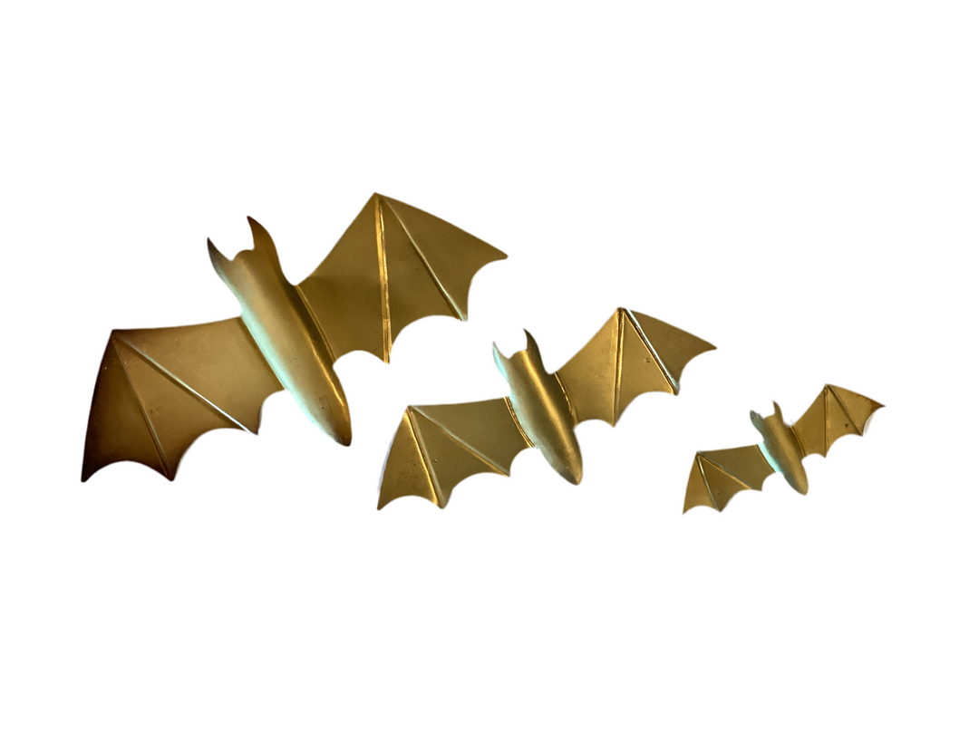 WINGED BAT WALL DECOR - SET OF 3