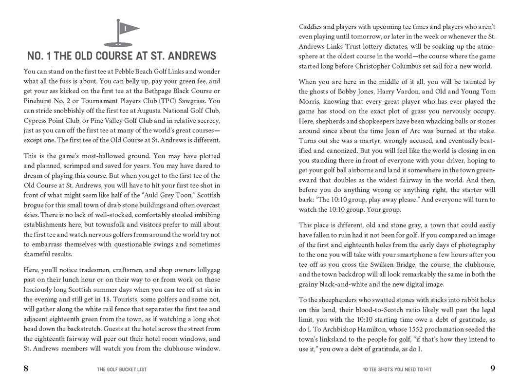 Golf Bucket List by Jeffrey  Thoreson: Paper Over Board; 200 pages / English