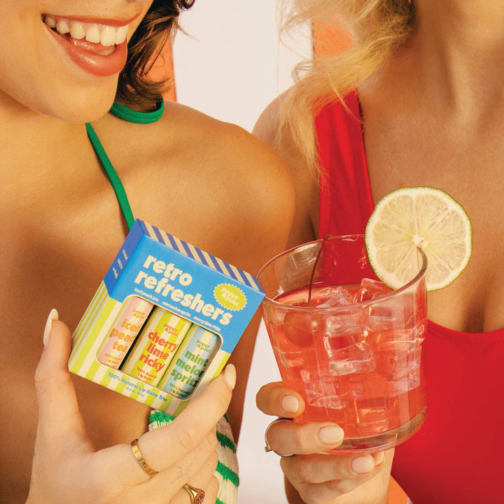 Gift Set, Retro Refreshers, Lip Balm Trio