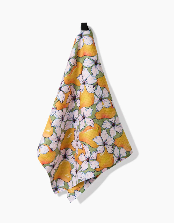 Pears Petals Tea Towel