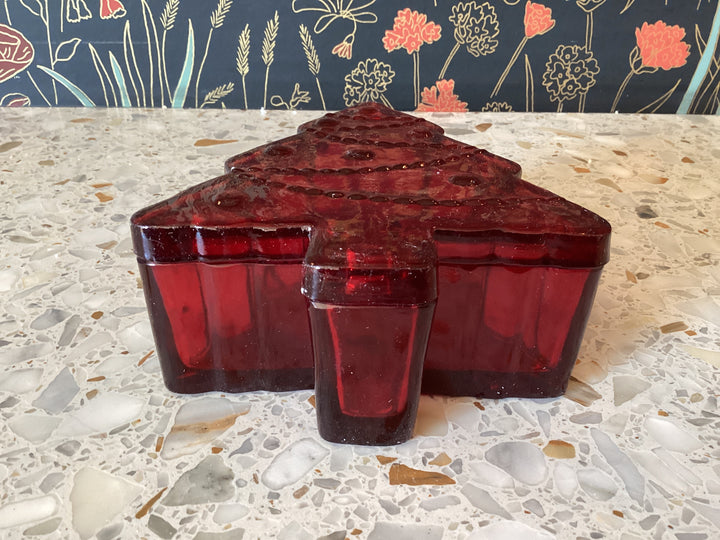 Pressed Tree Shaped Container with Lid