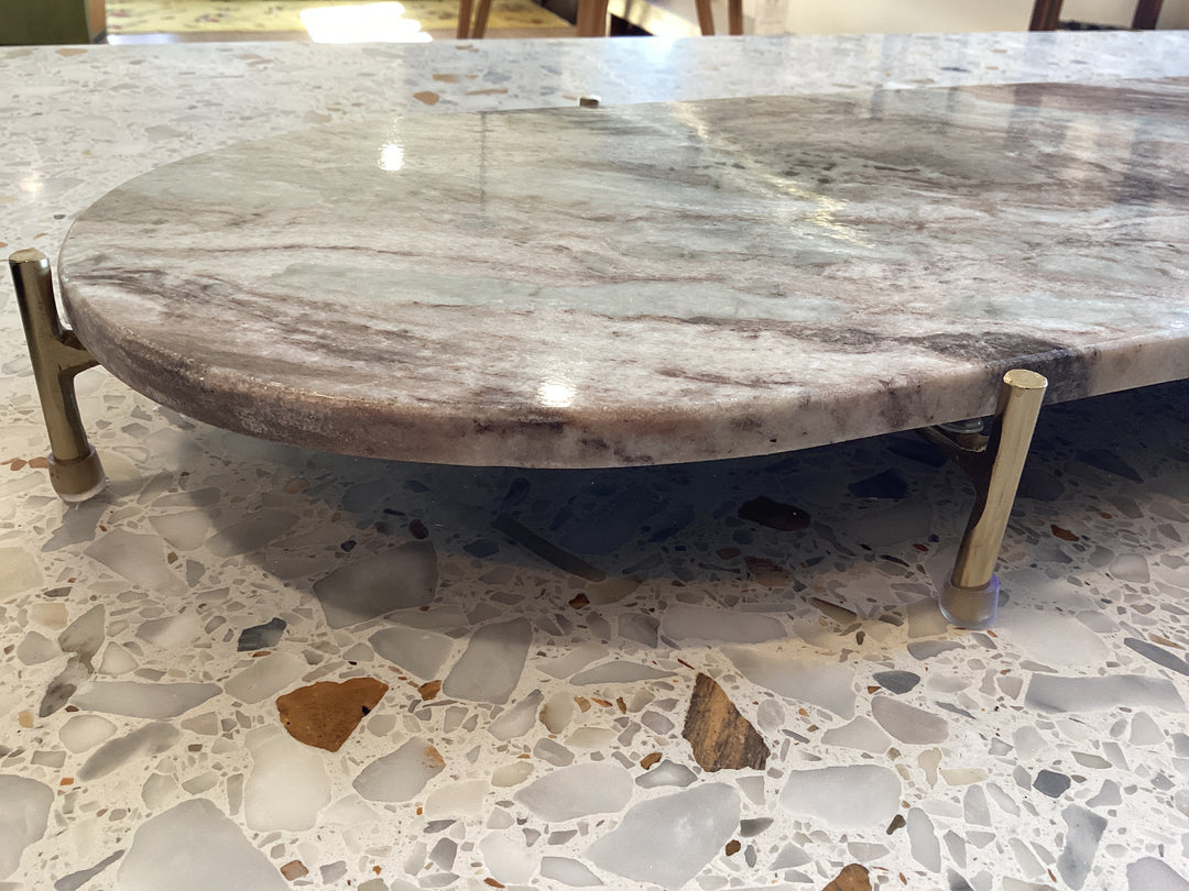 Oval Decorative Marble Tray