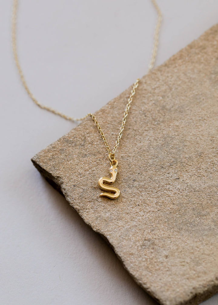 Snake Charmer Gold Necklace