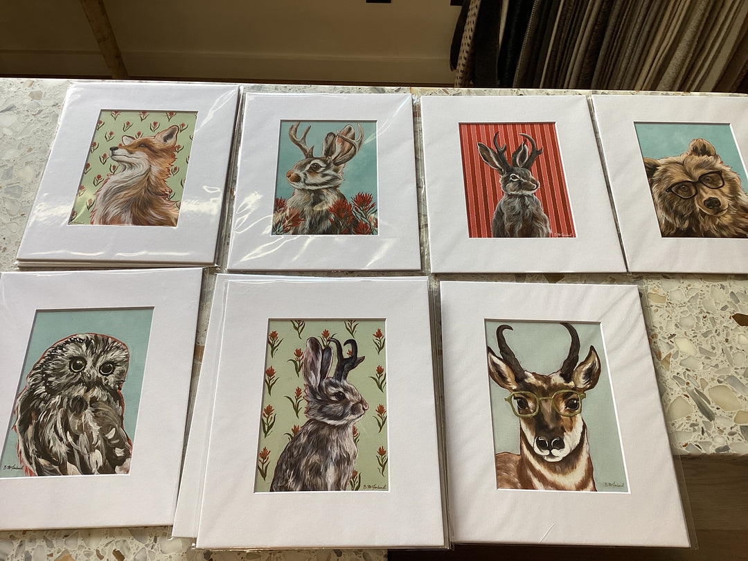 Brianna McFarland Various Matted Prints