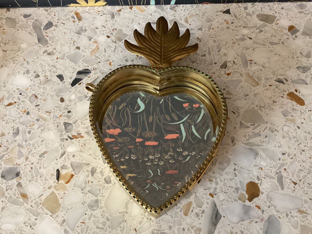 XL Heart Mirror Box