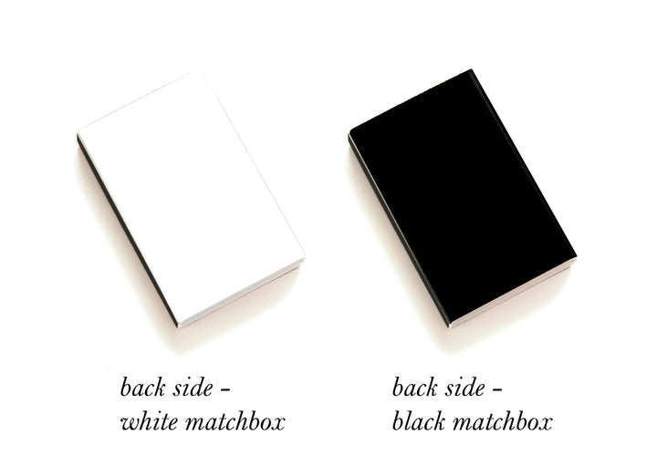 Howdy Matchbox | Western Matches | Cowboy, Cowgirl Gear: Gold / Black