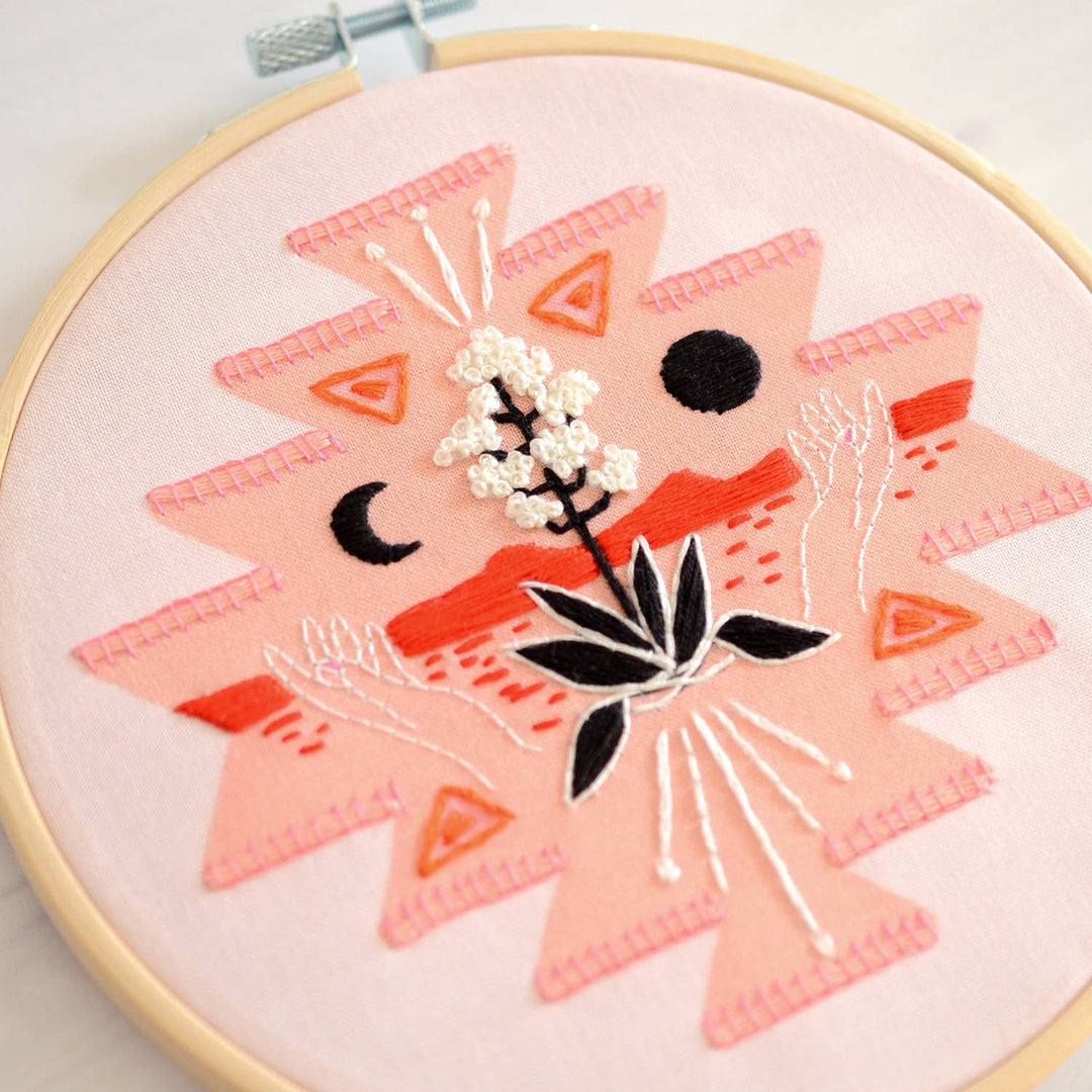 Agave Talisman Premium Embroidery Kit, 6 inch