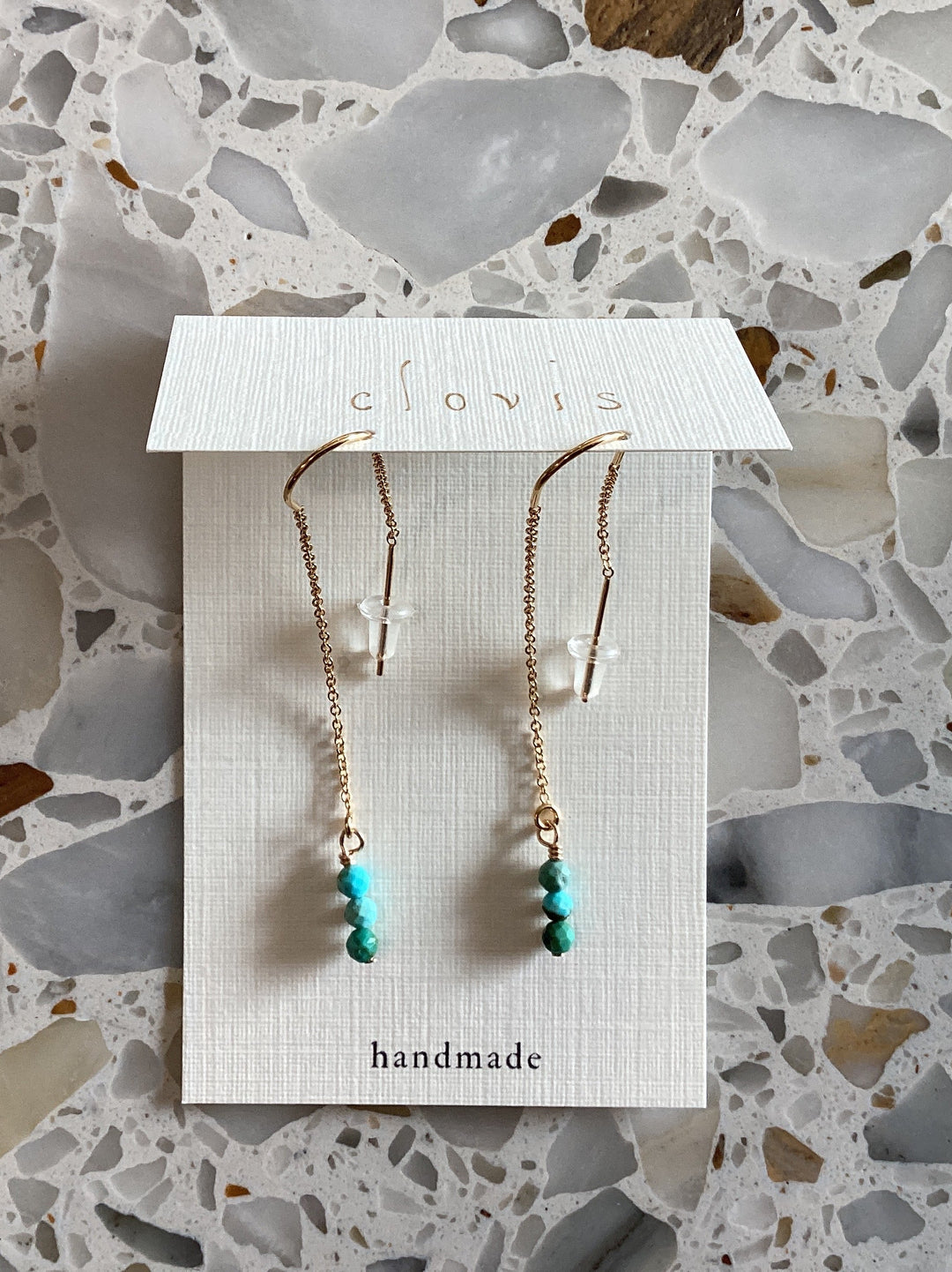 Clovis Turquoise Tread Earrings
