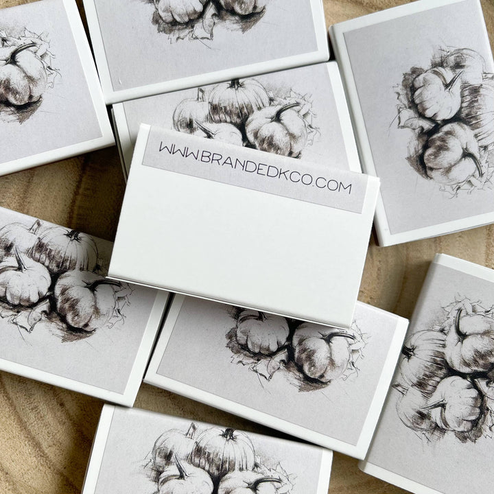 Pumpkin Cluster Match Set // Fall Vintage Landscape