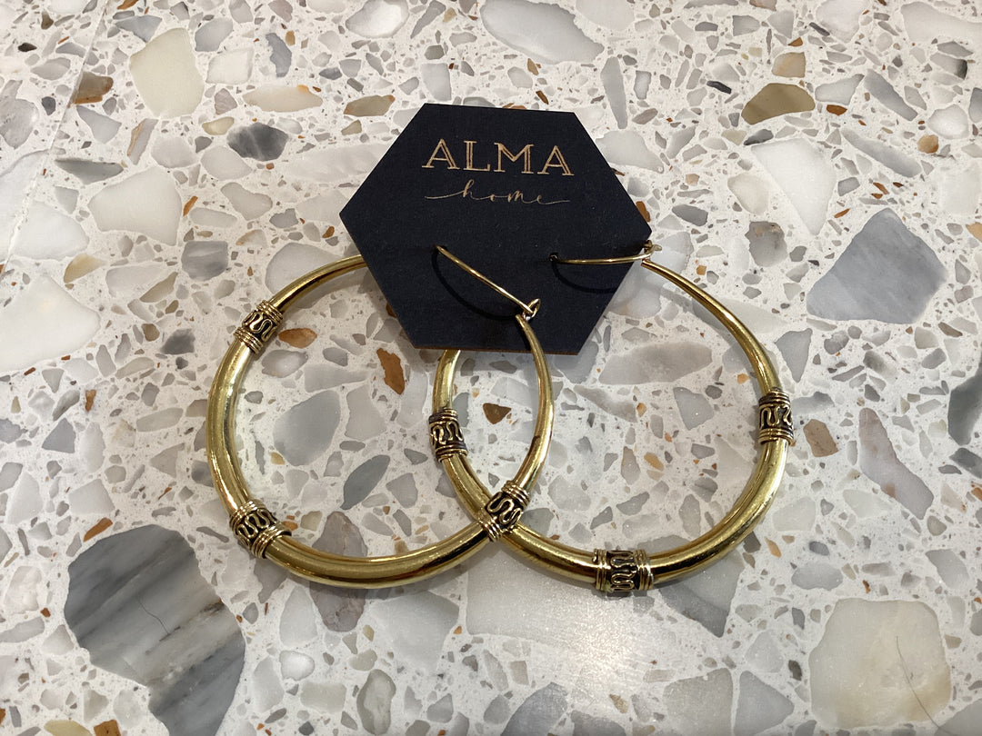 Rodeo Gold Hoops