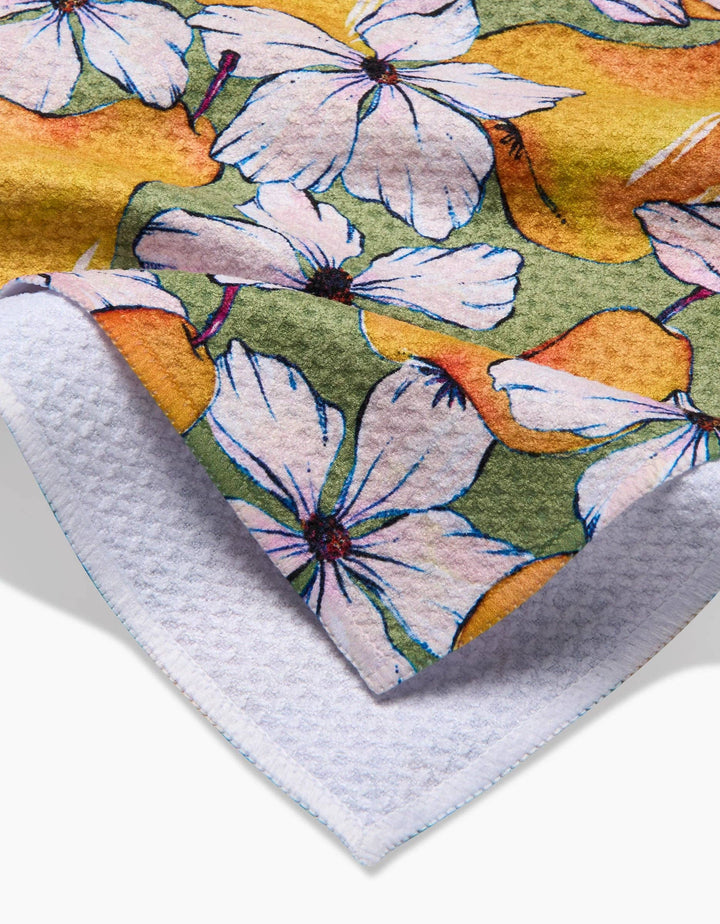 Pears Petals Tea Towel