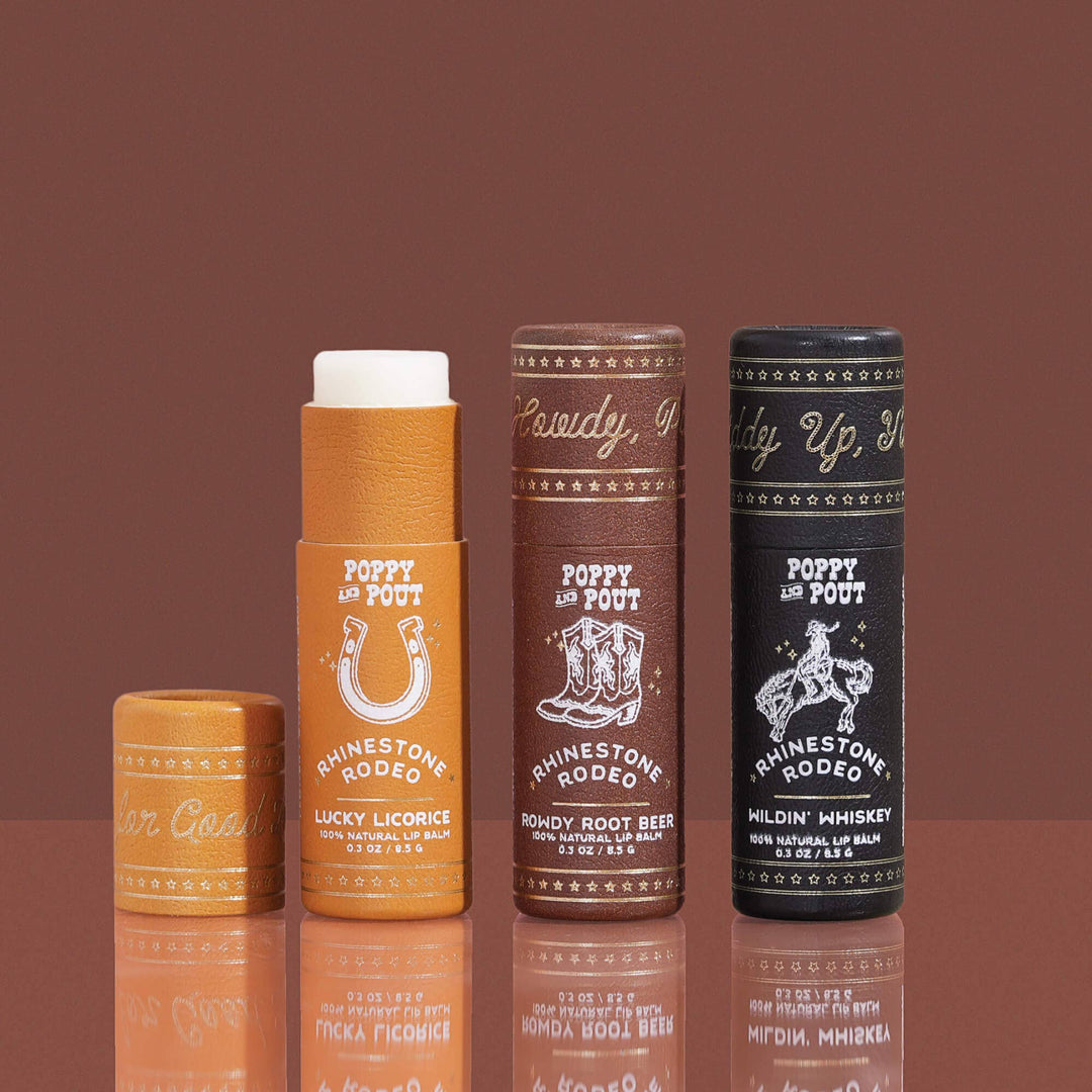 Gift Set, Lip Balm Trio, Rhinestone Rodeo
