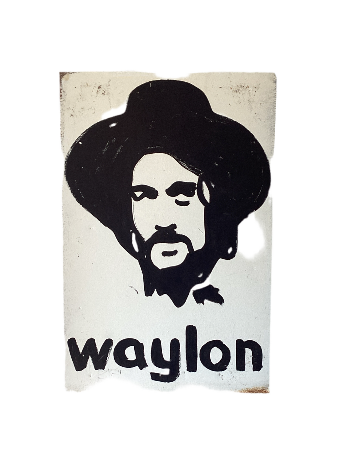 Waylon Jennings Metal Sign – Alma Home