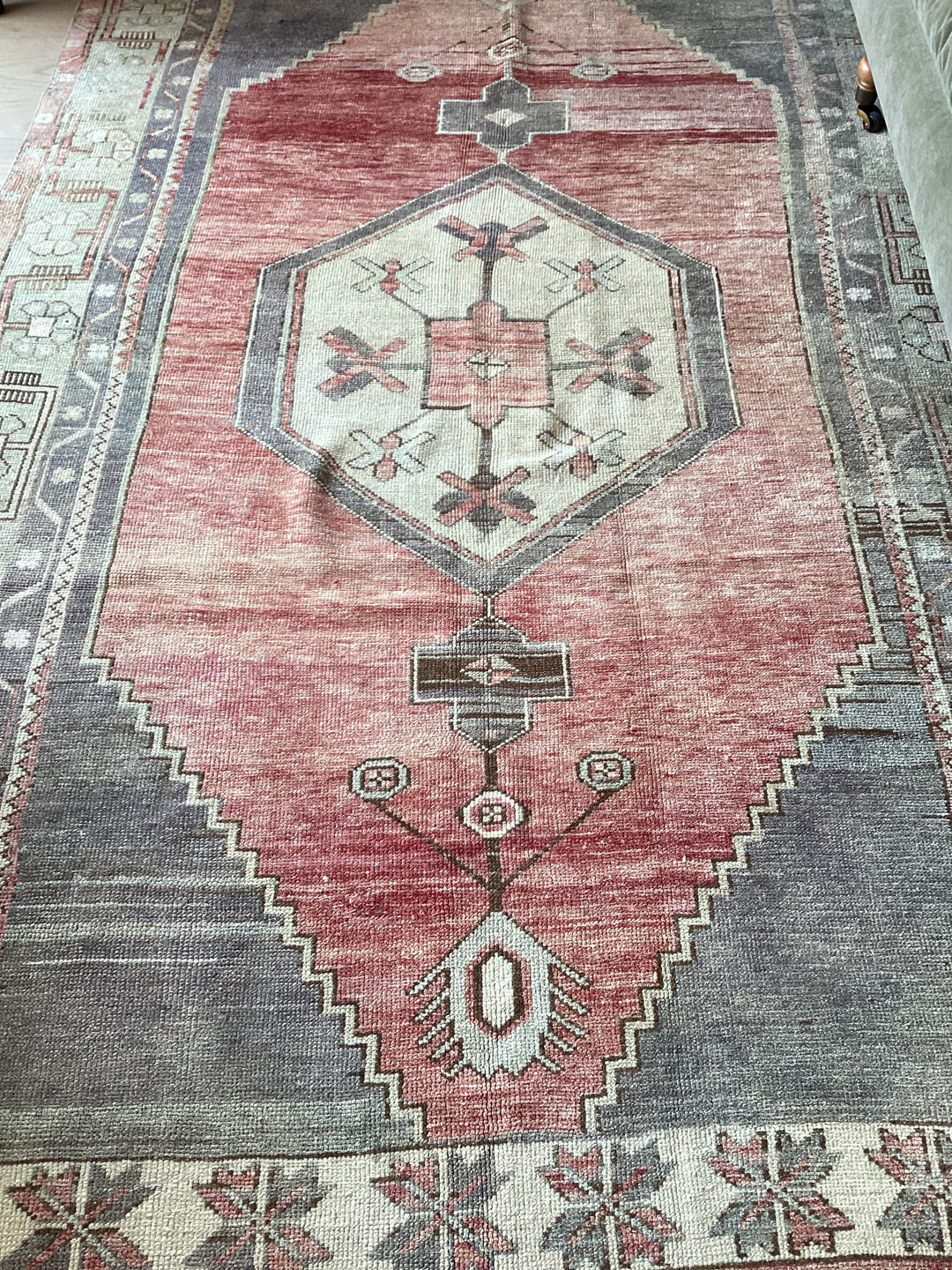 MD Home Vintage Turkish Oushak Wool Rug-Large