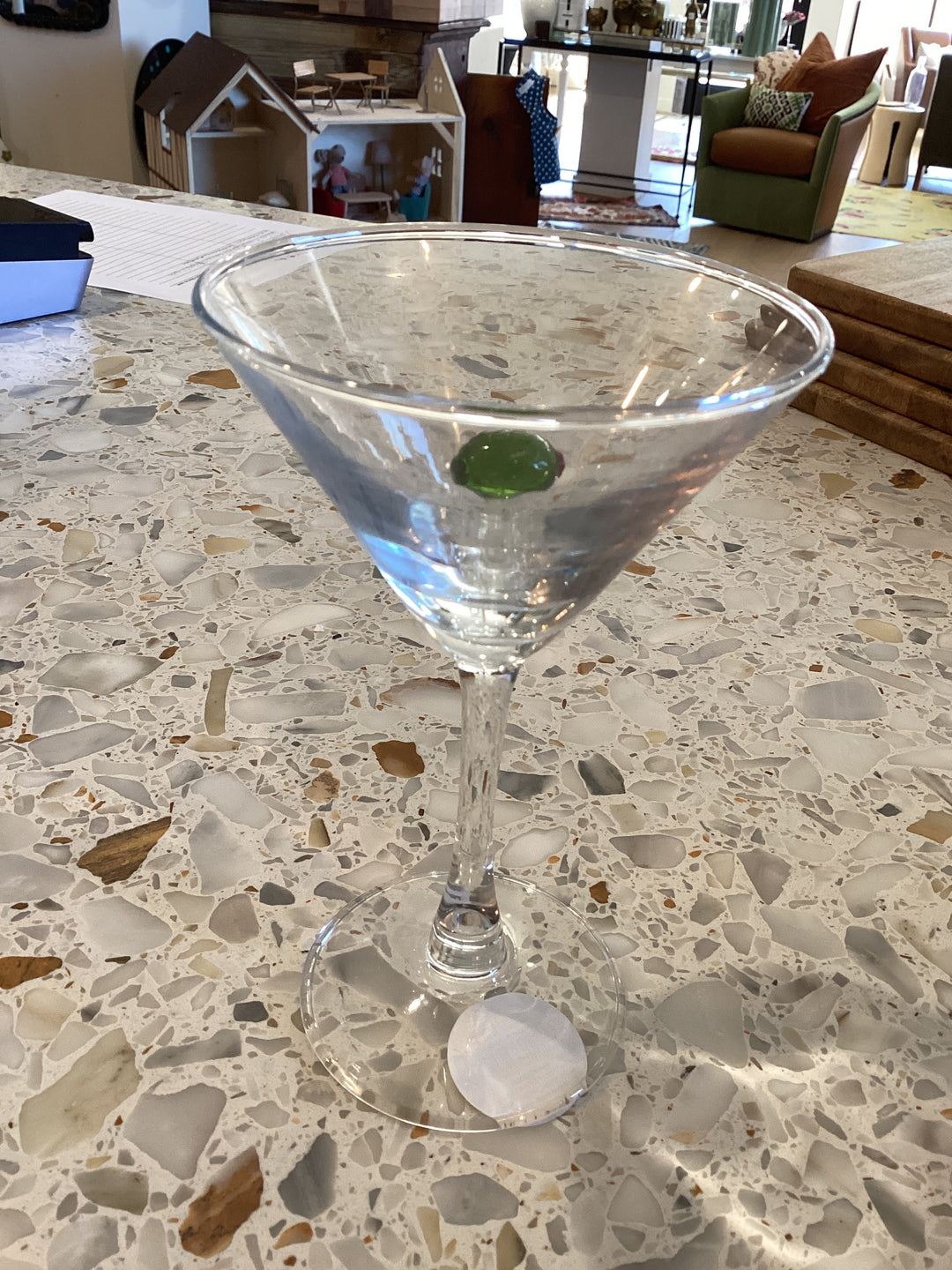 Martini Glass Olive