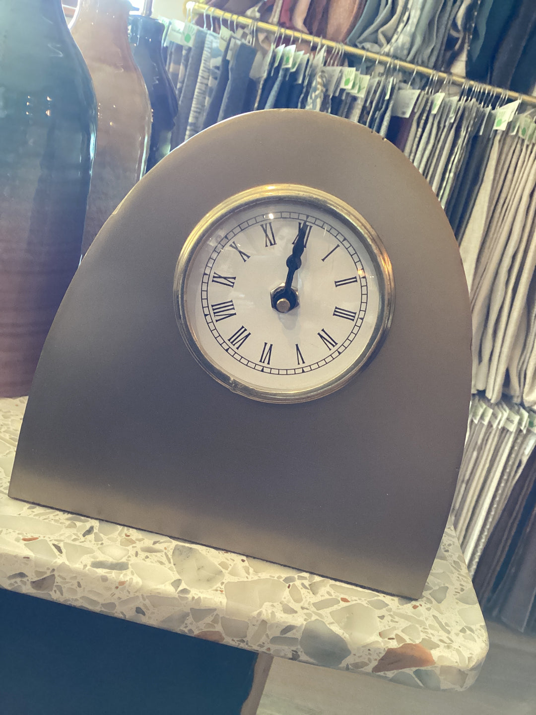 Arched Metal Clock