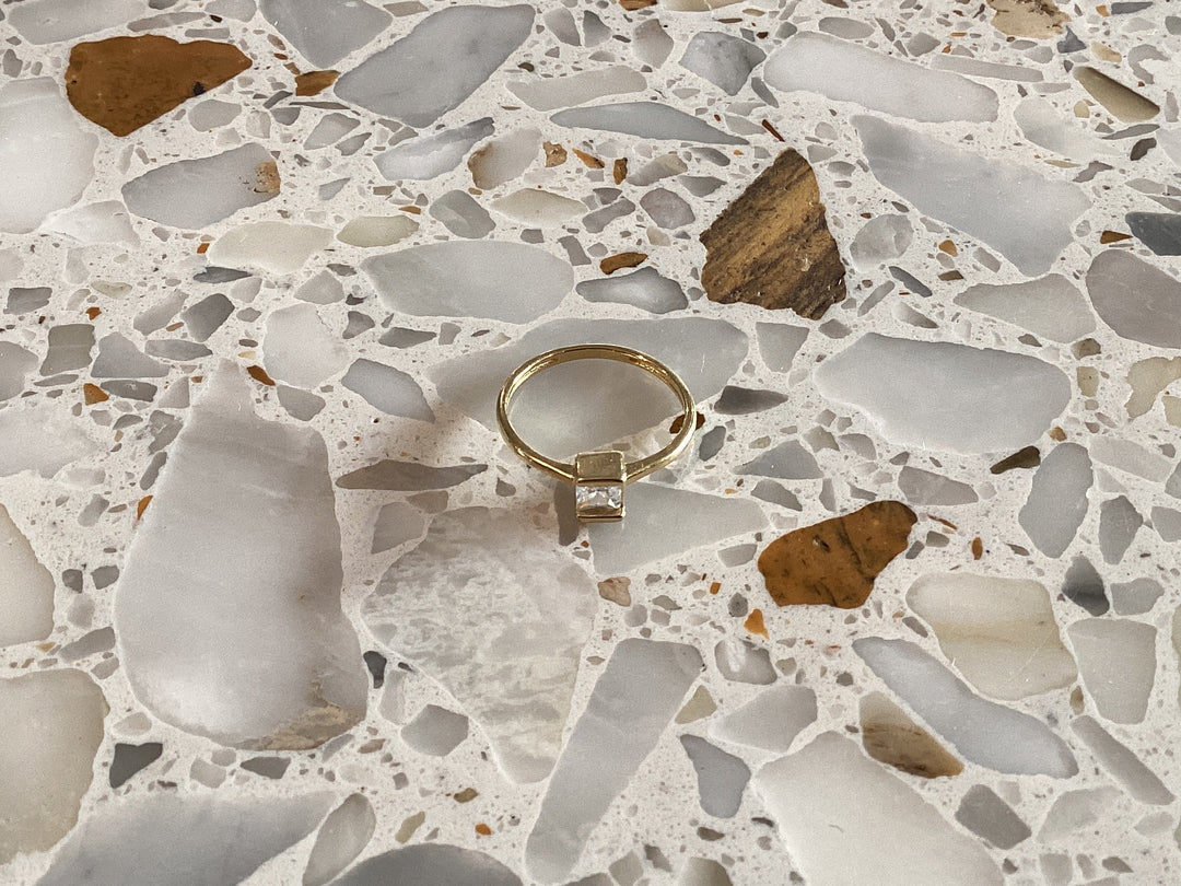Clovis Square Gem Ring