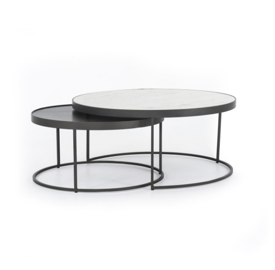 Evelyn Round Nesting Coffee Table