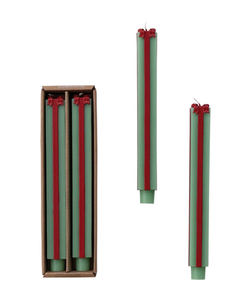 Unscented Package Shaped Taper Candles