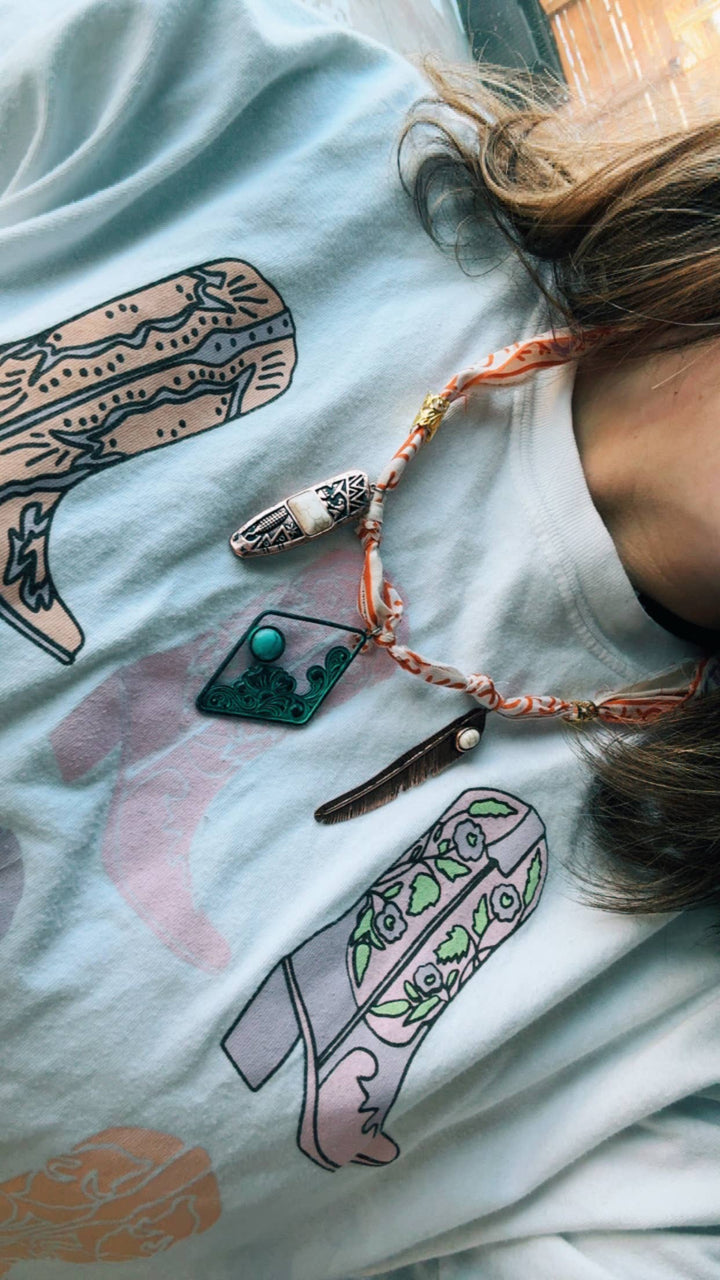 Bandana Necklace - TK Original : 5 for $75 Boho