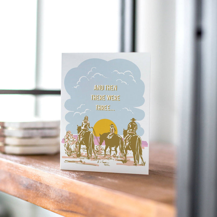 Cowboys Baby A2 Greeting Card