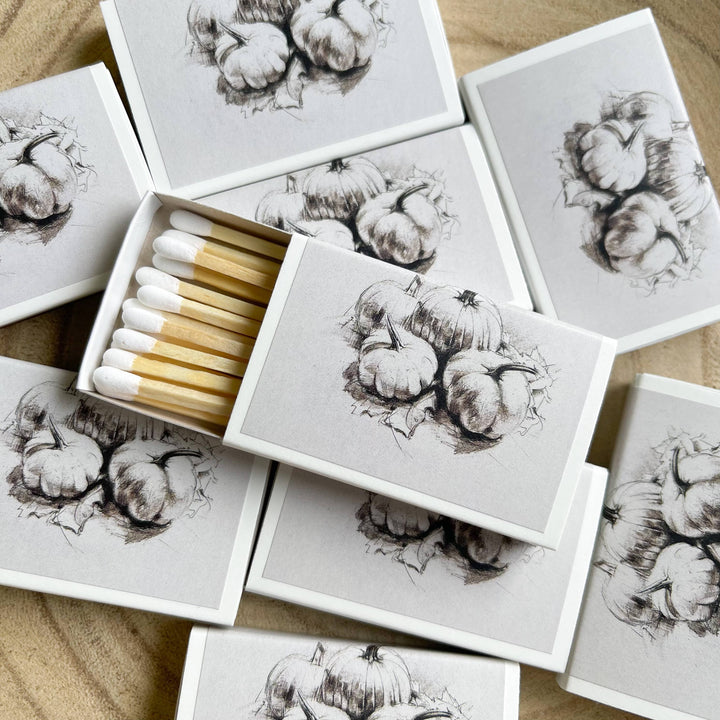 Pumpkin Cluster Match Set // Fall Vintage Landscape