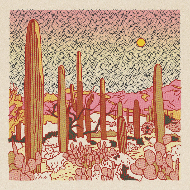Desert Mountain #25 12"x12" Print