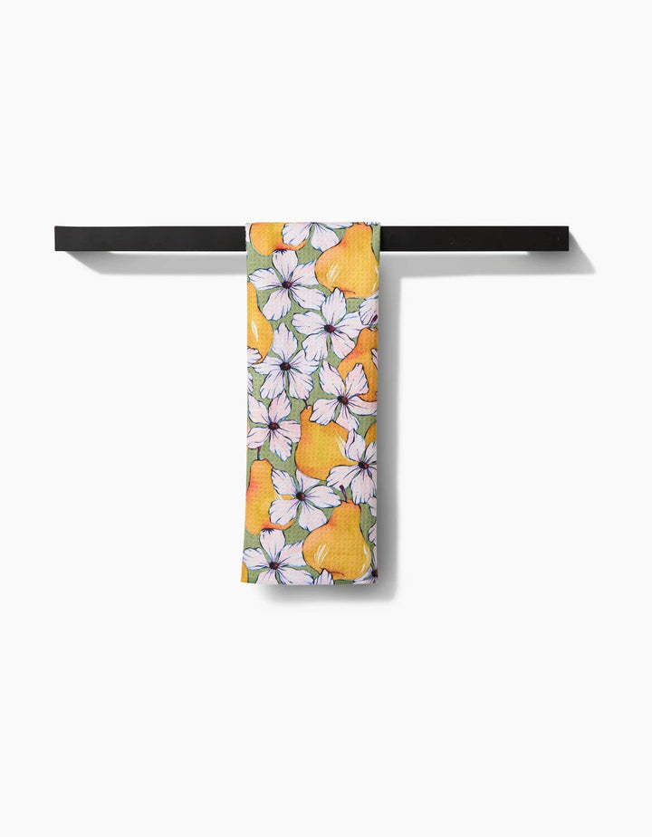 Pears Petals Tea Towel