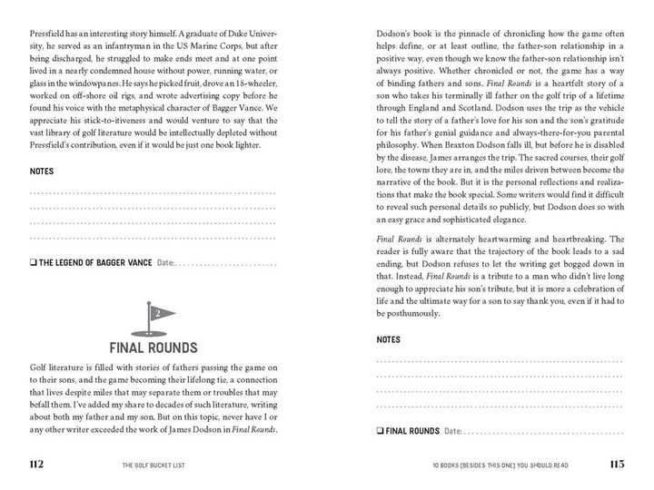 Golf Bucket List by Jeffrey  Thoreson: Paper Over Board; 200 pages / English