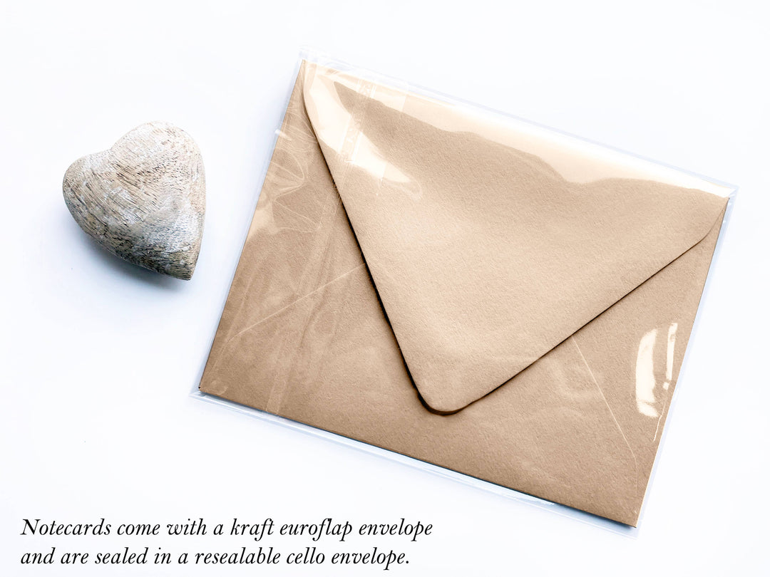 Happy Birthday! Foil Embossed Greeting Card: Kraft / Gold