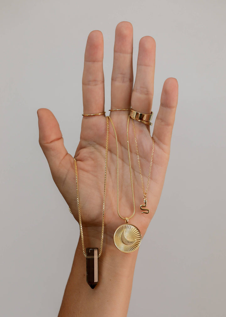 Snake Charmer Gold Necklace