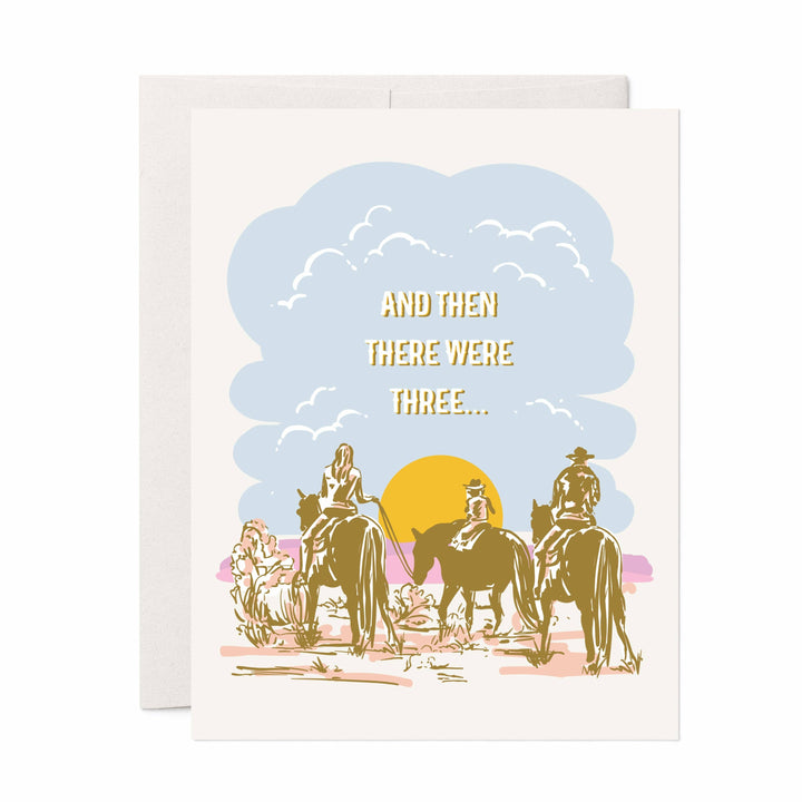 Cowboys Baby A2 Greeting Card