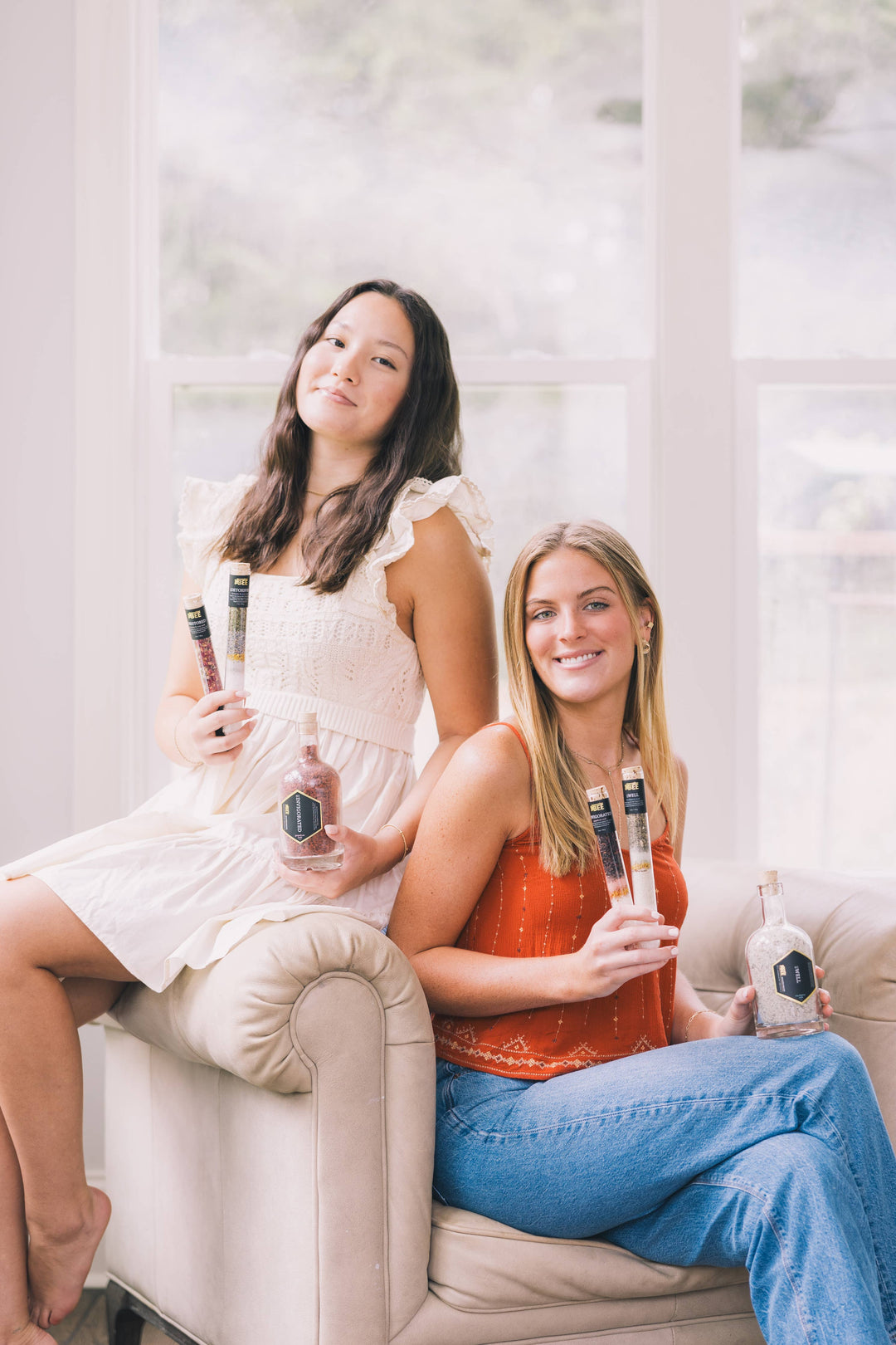 Soaking Bath Salt Vials - 2oz Glass Vials -Full Asst- 54 Pcs