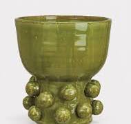 Terracotta Hobnail Vase