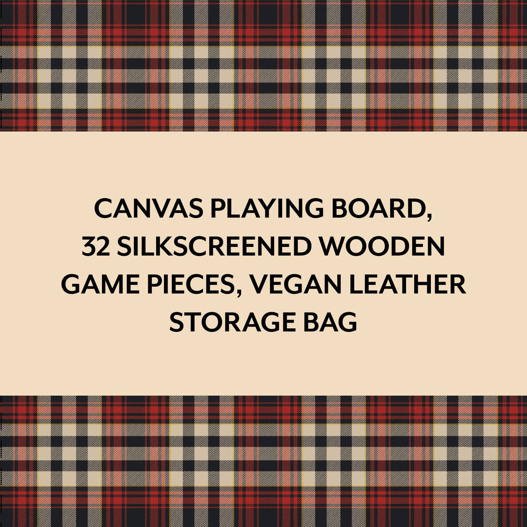 Pendleton Red Black Check Pattern Chess & Checkers