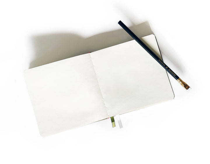 Howdy Foil Embossed Square Linen Notebook | Western Journal: Black / Olive