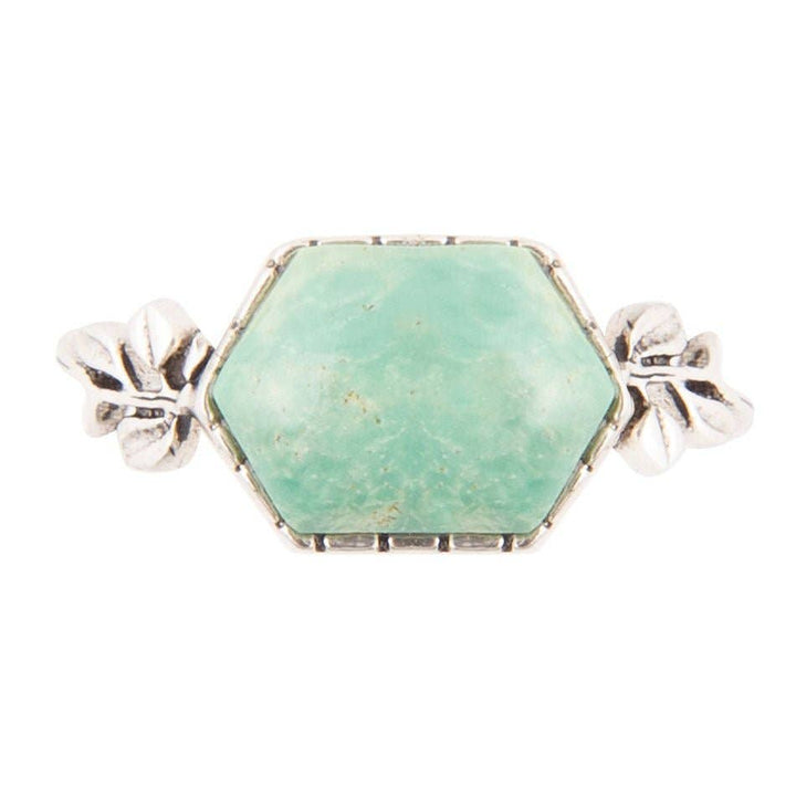 Laurel Turquoise and Sterling Ring: 8