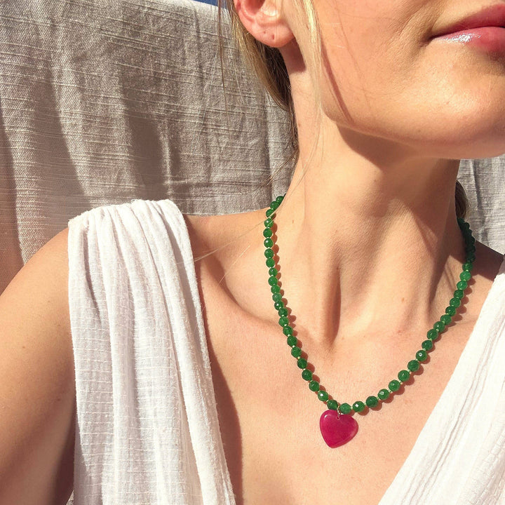 Abel Beaded Necklace: 16 inch