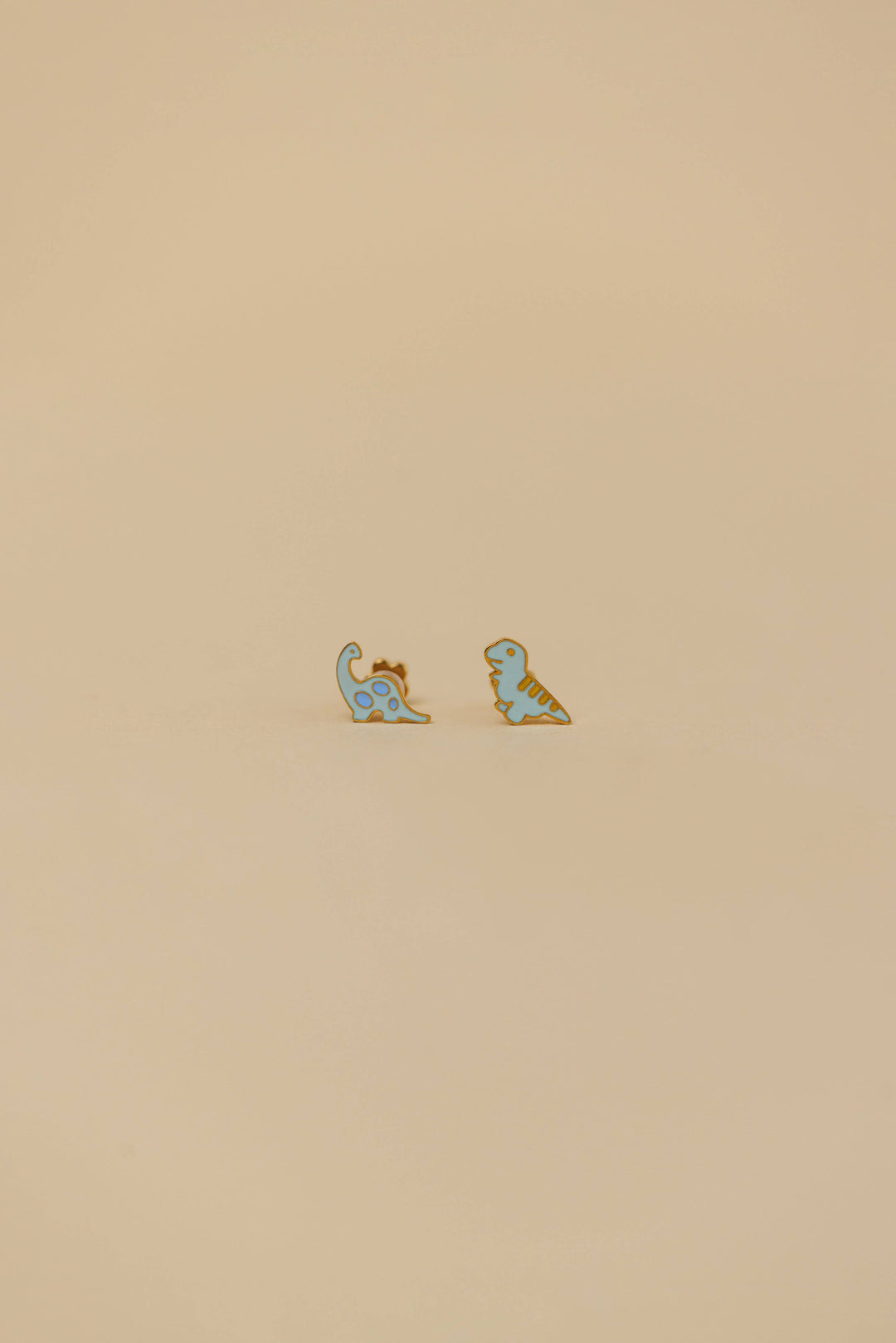Dinosaur Enamel Flat Back Kids Earrings