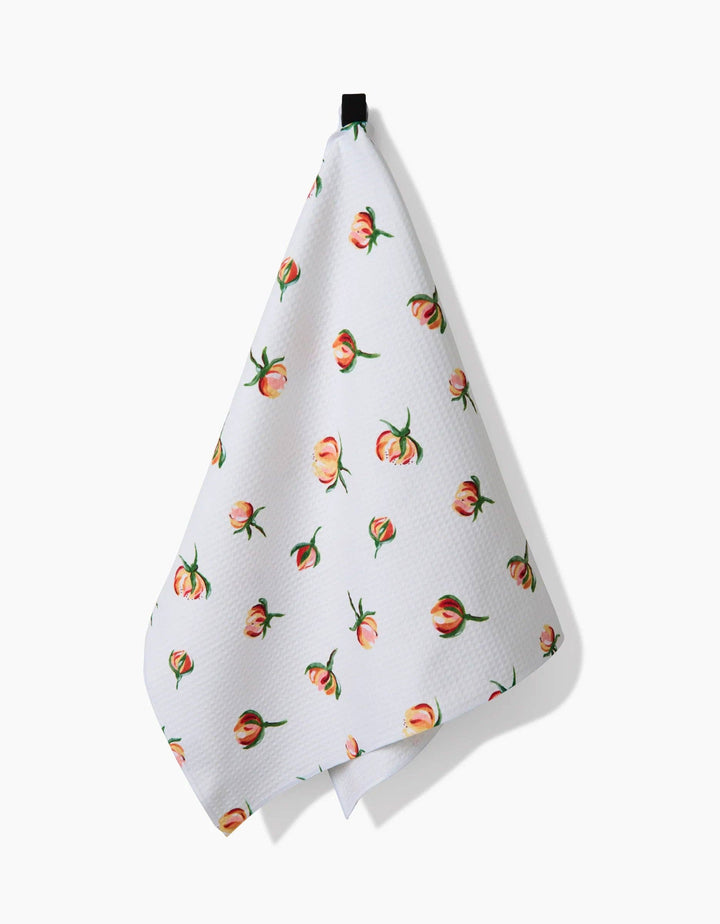 Yellow Rosebuds Luxe Hand Towel